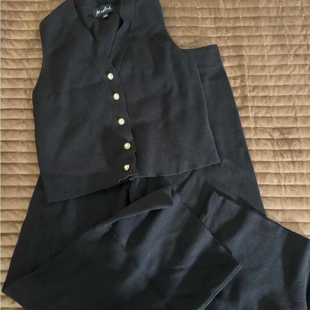 Black sweater set